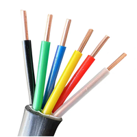 Cable de Control Eléctrico Industrial Yuehua, IP44, Aislamiento de PVC, Cubierta Ignífuga, Conductor de Cobre Libre de Oxígeno, Precio Directo de Fábrica