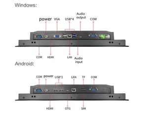 17/19/21.5 tất cả màn hình cảm ứng công nghiệp bằng nhôm, máy tính Android tất cả trong một, treo tường ngoài trời thông minh - Product Image 2
