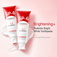 Dentifrice blanchissant aux probiotiques, menthe, nettoyage en profondeur, silice hydratée, soin buccal éclaircissant, dentifrice OEM, marque privée