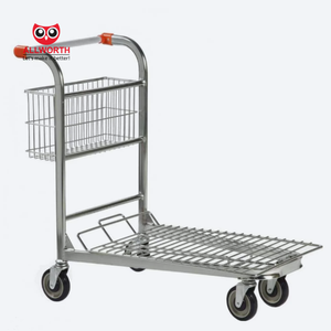 <span class=keywords><strong>Stock</strong></span> fabriqué en Chine, chariot de chariot de transport de panneaux en acier de stockage pliable à cadre solide - Product Image 1