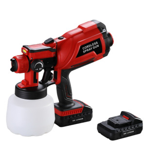 Pistola de pulverización CX34 de 13 oz con batería de litio, pulverizador de pintura eléctrico inalámbrico para uso doméstico y bricolaje. - Product Image 3