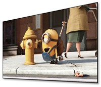 Écran de projection XYscreens 100 pouces pour home cinéma, salon, 4K 3D HD TV avec cadre fixe en aluminium fin, écran de projection UST avec ALR PET Crystal