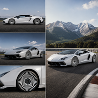 Jantes en alliage forgé 6061-T6 Aero Turbine personnalisées, face usinée argentée, 20, 21, 22 pouces, jantes légères pour Mercedes EQS BMW