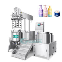 Machine d'émulsification et d'homogénéisation sous vide Guangzhou Guanyu, machine de fabrication d'émulsions et de lotions, ligne de production de crèmes cosmétiques