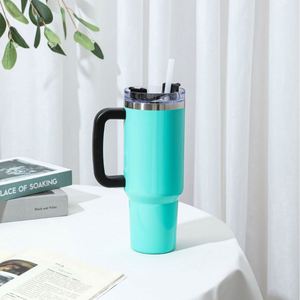 Custom Logo 40oz. Stainless Steel Tumblers With Lid Straw <b>Vacuum</b> Insulated Cups for Promotional Giveaways - Product Image 6