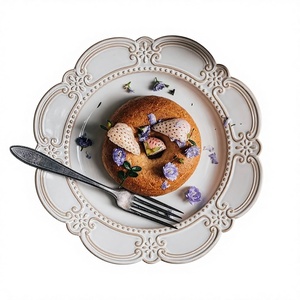 Vente en gros de 7 pièces de vaisselle, vaisselle de luxe en céramique européenne, grès, cuisine, ensemble de table à manger moderne, 6 - Product Image 6