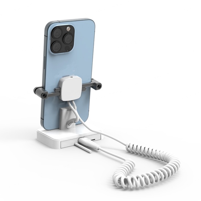 2024 TOCVUE High Quality ABS Mobile Phone Display Stand with Alarm Performance Home Security Precise Theft Detection