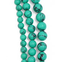 Pierre de gros pas cher prix vert turquoise 8mm perles rondes brins