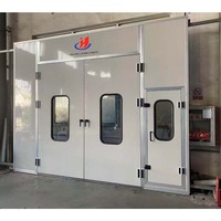 Nouvelle génération de cabine de peinture au pistolet écologique et respectueuse de l'environnement, certifiée CE et ISO, système de chauffage électrique pour la peinture automobile