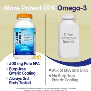 Cápsulas Blandas de Omega-3 de Alta Calidad EPA para el Cuidado del Estado de Ánimo y las Articulaciones, Suplemento Dietético de Triglicéridos en Cápsulas Blandas - Product Image 4