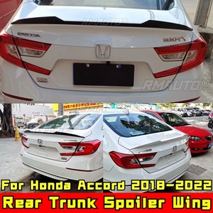 For Honda Accord 10th Gen 2018-2022 Body Kit Car Rear Spoiler Gloss <b>Black</b> Sport Style Rear Trunk <b>Wing</b> Spoiler Car Accessories - Product Image 2