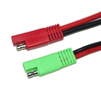 Rot-Grüner SAE-Stecker Kabel 12V SAE-Stecker Trennbarer Stromstecker Einzelstecker Stromkabel für Solarpanels Motorrad