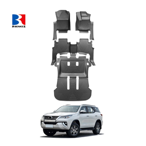 Factory Custom 5D TPE <b>Rubber</b> Eco-friendly Waterproof Anti Slip 5D Car <b>Floor</b> Mats 3 Pieces for Toyota Fortuner RHD 2016-2025 - Product Image 3