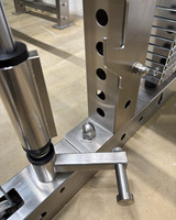 Rack de musculation multifonctionnel en acier inoxydable, cage de squat, machine Smith, entraînement de force pour les bras, les jambes, la poitrine, musculation