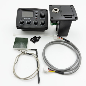 Ecualizador <span class=keywords><strong>de</strong></span> 4 Bandas EQ <span class=keywords><strong>de</strong></span> <span class=keywords><strong>Venta</strong></span> Directa <span class=keywords><strong>de</strong></span> Fábrica HIVE, Ecualizador Digital con Sintonizador KLT-17B, Pastilla para Guitarra Clásica y Folk - Product Image 1