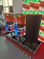 Nouvel écran LED flexible et portable MDS pour événements, modules P1.56-P4, mur vidéo animé, affichage de bienvenue pour magasins de détail et centres commerciaux