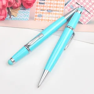 Mini bolígrafos a granel <span class=keywords><strong>pequeño</strong></span> Bolígrafo De Metal con cabezal de aguja para hotel logotipo personalizado Color Twist Pen - Product Image 5