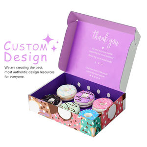 Venta al por mayor <span class=keywords><strong>de</strong></span> lujo Donut cajas <span class=keywords><strong>de</strong></span> embalaje mini tamaño <span class=keywords><strong>donuts</strong></span> embalaje caja <span class=keywords><strong>de</strong></span> papel mochi donut caja <span class=keywords><strong>de</strong></span> embalaje para mini donut - Product Image 4