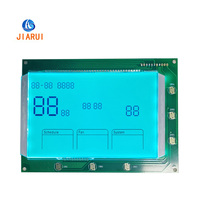 Monitor de pantalla táctil LCD FSTN azul personalizado, pantalla de 7 segmentos pequeña y transparente, módulos LCD personalizables