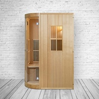 Seri kombinasi Sauna dalam ruangan kayu berkualitas tinggi bak mandi Spa ruang Sauna rumah ruang Sauna kering untuk 2 orang
