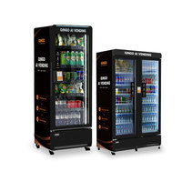 Distributore Automatico di Caffè Commerciale Qingo Smart con Capacità di 428L, Display Touchscreen, Gestione Basata su Cloud, SDK UVend Light