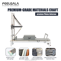 Vente chaude, Approvisionnement direct usine : Reformer Pilates multifonction en aluminium aéronautique, personnalisable, pour usage domestique, yoga, gym et centres de réadaptation