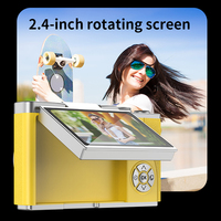 Nueva Cámara Digital LK007 con Pantalla HD de 2.4 Pulgadas, 44MP, Pantalla Giratoria, Cámara Compacta con Grabación de Video para Niños