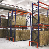 Système de rayonnage sélectif robuste pour palettes, fabrication d'étagères en acier pour grands entrepôts industriels, rayonnage de stockage avec plancher grillagé