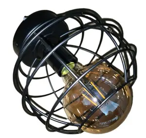 금속 와이어 램프 가드 철 케이지 램프 그늘 홈 장식 램프 부품