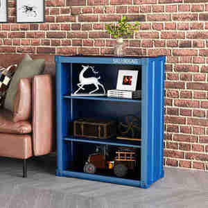 Gabinete de almacenamiento Vintage Industrial personalizado Saide, gabinetes creativos de lujo de hierro forjado para sala de estar, contenedor único, Bar para el hogar - Product Image 3
