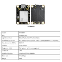 Module RTK GNSS XYZ YH-982V1 UM982 UM980 K922 K902 Capteur GPS BDS GLONASS Galileo pour la positionnement de drones de haute précision