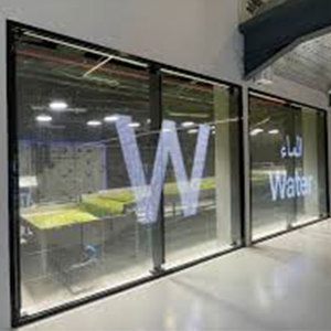 Độ nét cao cửa sổ quảng cáo Holographic Màn hình <span class=keywords><strong>LED</strong></span> linh hoạt Glass dính Trong Suốt <span class=keywords><strong>LED</strong></span> Màn hình phim - Product Image 4