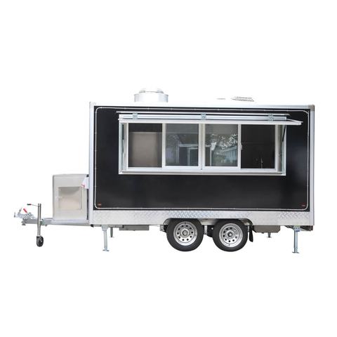 Outdoor Mobile Food Kiosk China Factory Direct Sale Customized Design Food Trailer With Fully Equipped