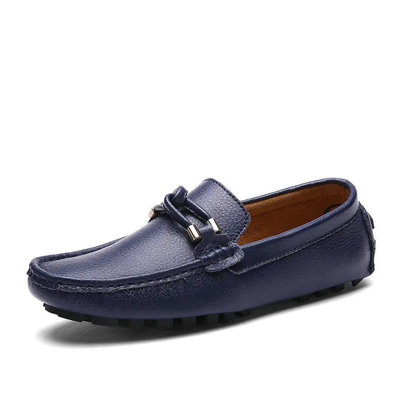 Nieuwste Ontwerp Op Maat Trendy Populaire Verkoop Groothandel Luie Canvas Italiaanse Retro Jurk Slip-On Casual Teenlaag Heren Dames Schoenen Loafer