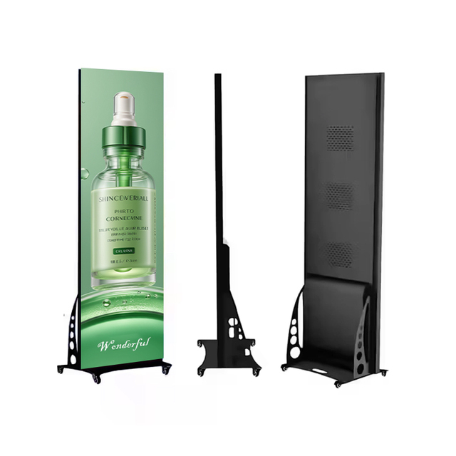 New All-in-one Instant Setup Connectable Foldable LED Display Advertising Poster Screen for Store Promotion