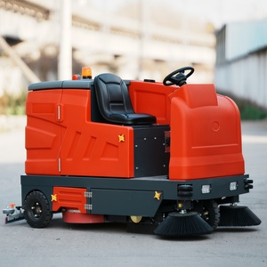 Nettoyeur de voirie autoporté, <span class=keywords><strong>aspirateur</strong></span> et laveur de sols, alimenté par batterie, état neuf - Product Image 1