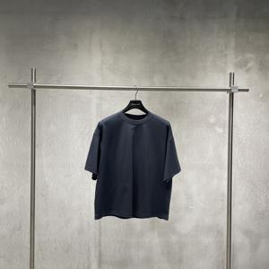 Camiseta de Punto de Manga Corta Básica de Color Sólido Personalizada para Hombre, 100% Algodón, Suave, Transpirable, Antiarrugas, Corte Regular, Verano - Product Image 5