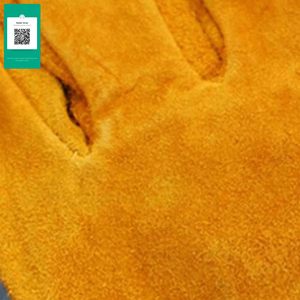 Premium Grade Cowhide Split Leather Safety <b>Gloves</b> High Performance Industrial Working <b>Gloves</b> - Product Image 5