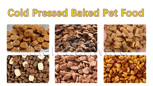 300 kg/h טמפרטורה נמוכה חיית מחמד כלב מזון דגים להאכיל ביסקוויט אנושי אדם קר לחץ להרכיב מכונת נירוסטה - Product Image 3