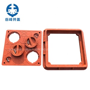 도로 및 도시 건설을위한 복합 광장 및 수지 FRP 맞춤형 맨홀 커버 - Product Image 5