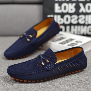Scarpe Loafer in Pelle da Uomo di Grande Taglia per Tutte le Stagioni, Cucite a Mano, Traspiranti, per Camminata Casual e Guida, OEM - Product Image 2