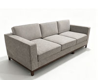 Juego de Sofás Modernos para Hotel con Estructura de Madera Ecológica y Duradera, Diseño CAD, para Dormitorio, Comedor, Áreas Públicas y Uso Comercial