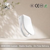 Siège de toilette intelligent en PP durable, chauffant et automatique, avec couvercle de bidet intelligent et télécommande, OEM ODM pour l'amélioration des salles de bain (vente en gros)