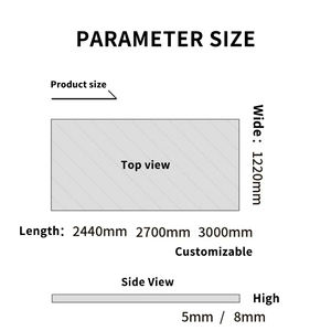 Pannello Murale in PVC Effetto Marmo Bianco Lucido per Decorazione Interna, Pavimento e Bagno di Hotel, Prezzo di Fabbrica Fonjue - Product Image 5