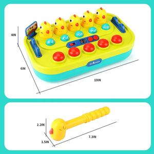 <span class=keywords><strong>Gioco</strong></span> Interattivo Multimodale 2022 con Pulcino, <span class=keywords><strong>Gioco</strong></span> del Martelletto con Registratore di Punteggio per Bambini - Product Image 5