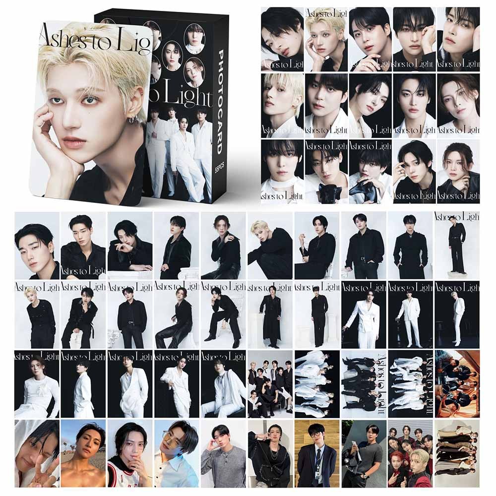 55Pcs/Set Kpop ATEEZ Ashes to Light Japan Album Concept Photocard