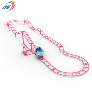 Kinder-Tret-Achterbahn Freizeitpark-Fahrgeschäfte Ausrüstung <span class=keywords><strong>Mini</strong></span>-Shuttle-Achterbahn zum Verkauf - Product Image 6