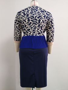 Styles OL tendance, ensemble deux pièces, robes grandes tailles pour femmes - Product Image 5