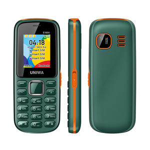 Téléphone portable UNIWA E1808 en stock, vente en gros à bas prix, clavier GSM QWERTY, espagnol, triple veille, 3 cartes SIM, lampe torche - Product Image 4