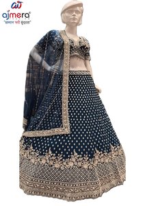 Lehenga de mariée moderne haut de gamme pour femme, tenue traditionnelle indienne pour mariage et fête, élégant, brodé, réversible, séchage rapide, toutes saisons - Product Image 3